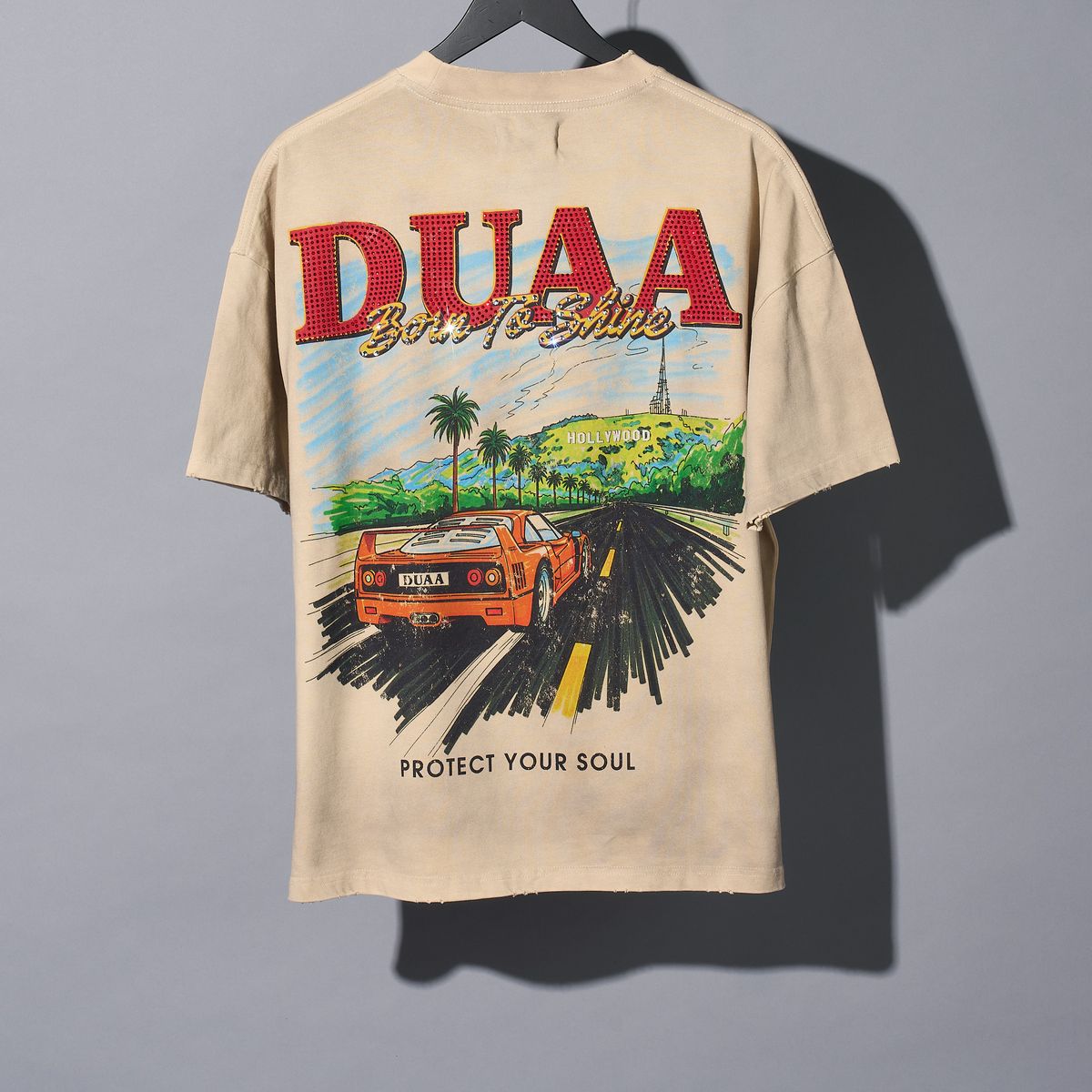 DUUA HOLLYWOOD TEE SHIRT (NUDE)