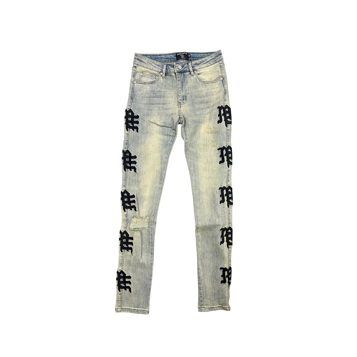 MIXED EMOTION Desert Monogram Denim