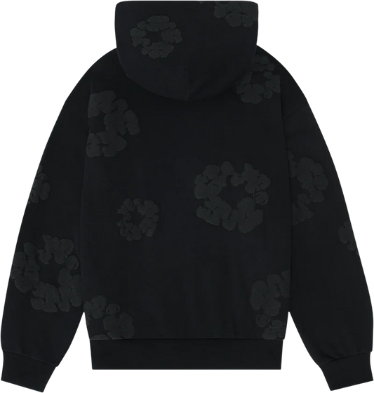DENIM TEARS The Cotton Wreath Sweatshirt BLACK/BLACK