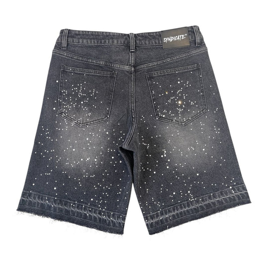 Pearland Black Wash Jorts