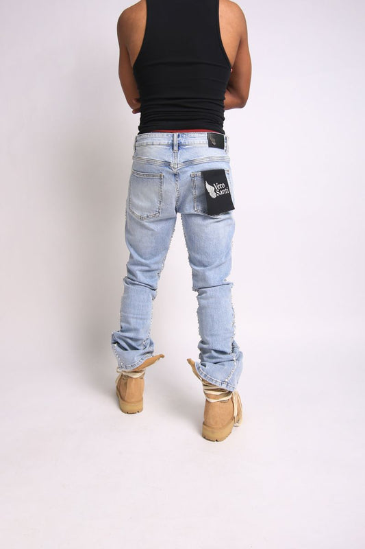 ATLANTIS Skinny Boot Cut TH-11-LIGHT BLUE