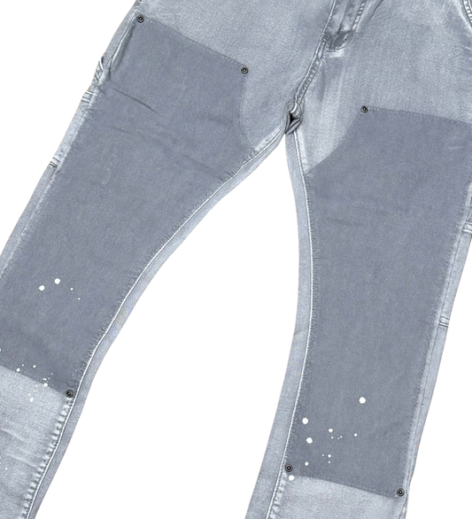 VICIOUS DENIM STACKED FIT VC660-GREY