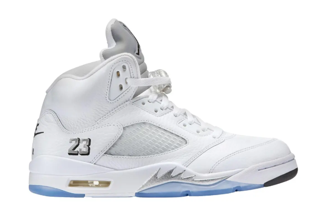 Air Jordan 5 “White Metallic” (HQ7978-103)
