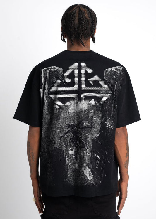 GUAPI CYBORG TEE V3 -BLACK