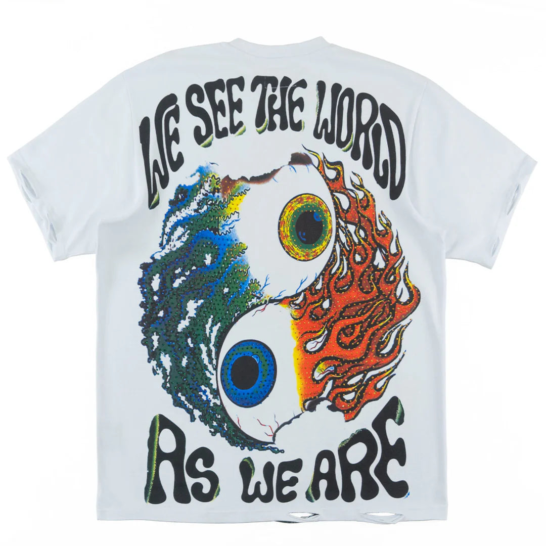 FROST SEE NO EVIL TEE F135-WHITE