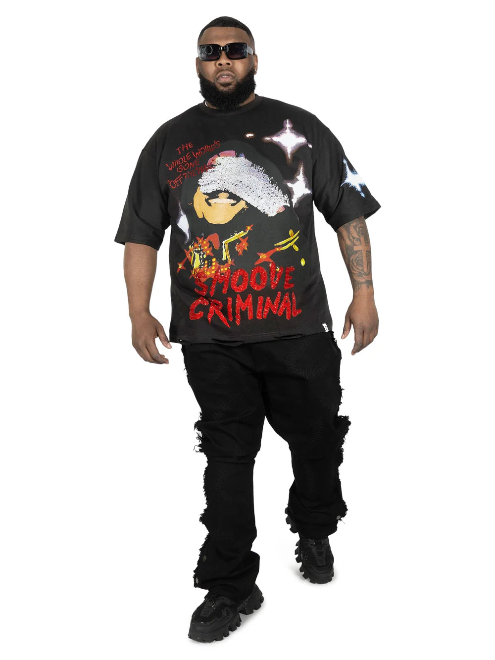 FROST SMOOVE CRIMINAL TEE F141 -BLACK