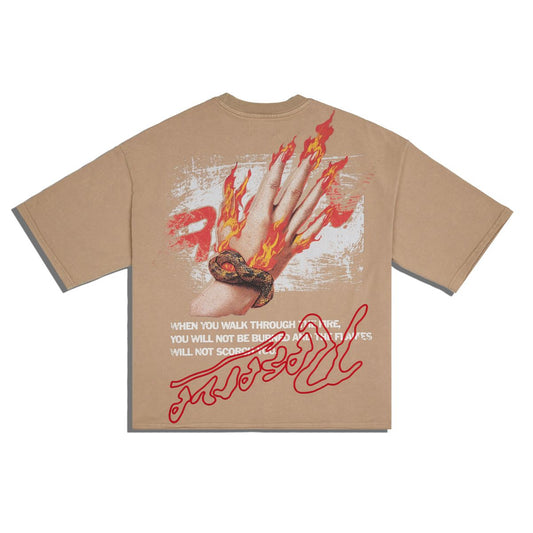 RESERVE BURNED KHAKI T