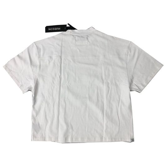 HUDSON ZIPPERS TEE 596-WHITE