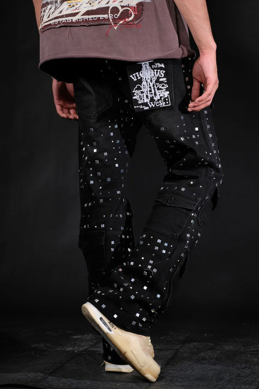 VICIOUS DENIM VC921 BLACK