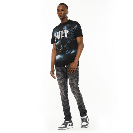 CULT Short Sleeve Crew Neck Tee 'Eagle' 625B7-K33A