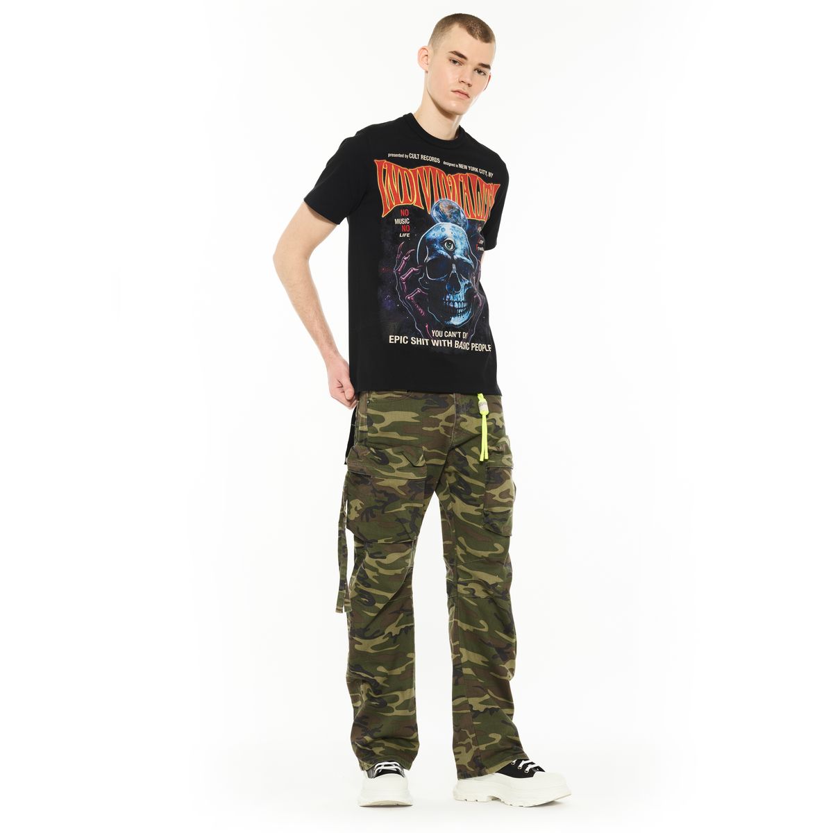 CULT Short Sleeve Crew Neck Tee 'Psychedelic' 625B7-K49A