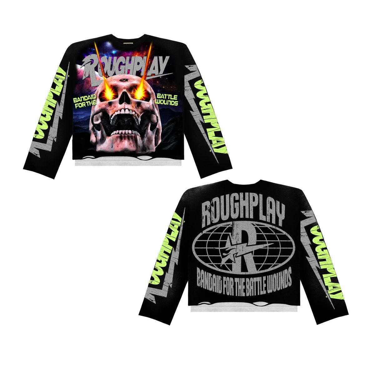 ROUGHPLAY RoughPlay Power Skull Long Sleeve (Black)