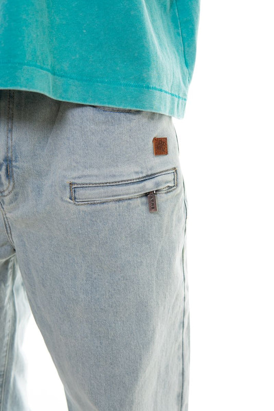 OMAVI Baggy Denim Jean - Natural Blue