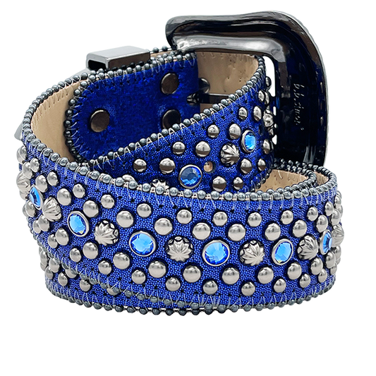 BB. SIMON BELT Trojan-Sapphire Blue(380-R90-SAPPHIRE-BF)