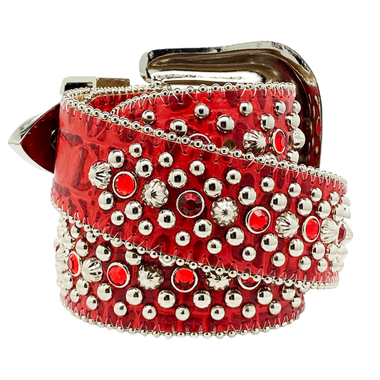 BB.SIMON BELT Trojan – Red(380-A46-LT.SIAM-SF)