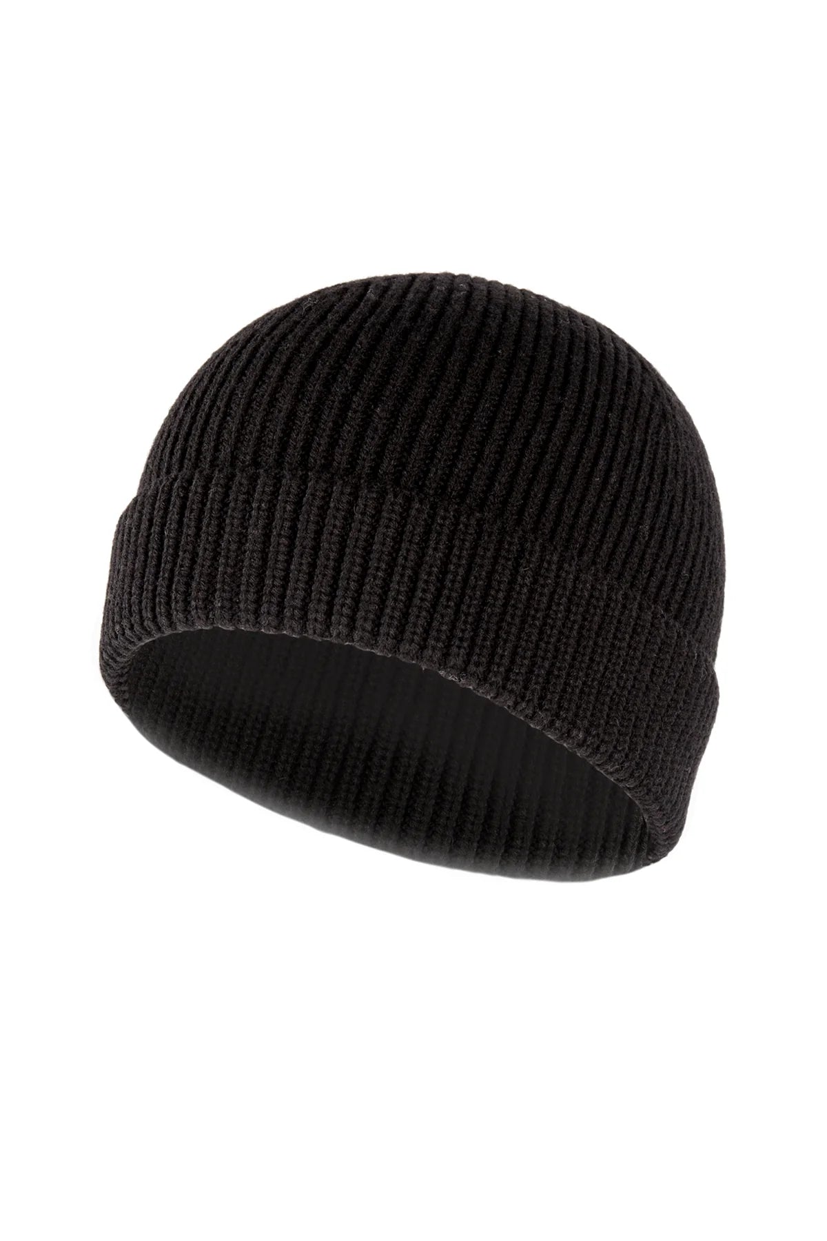 CITYLAB WOOL BLEND BEANIE W013B- BLACK