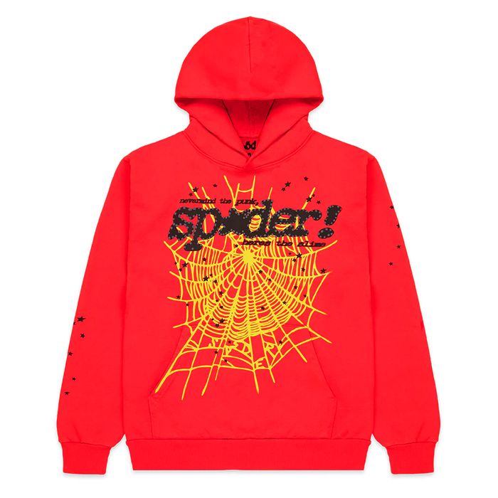 SP5DER P*nk V2 Hoodie 'Red'