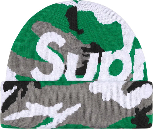 Supreme Camo Big Logo Beanie