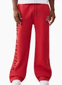 TRUE RELIGION TR FLAG BAGGY SWEATPANT - TRV RED