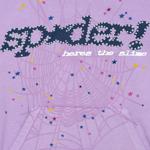 SP5DER WEB HOODIE 'AÇAÍ '
