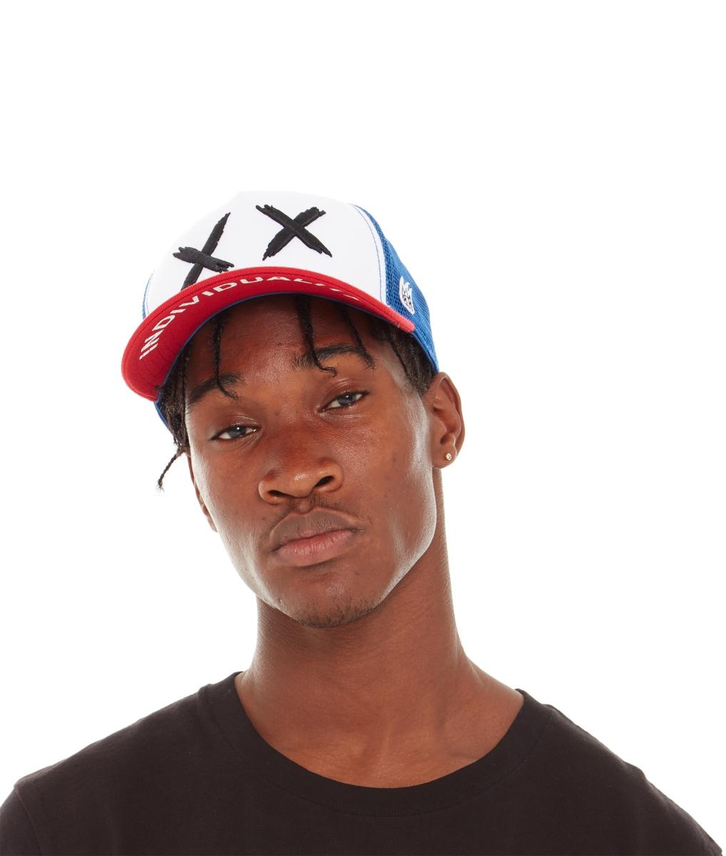 CULT TRUCKER XX RED VISOR ROYAL MESH (620A2-CH04)