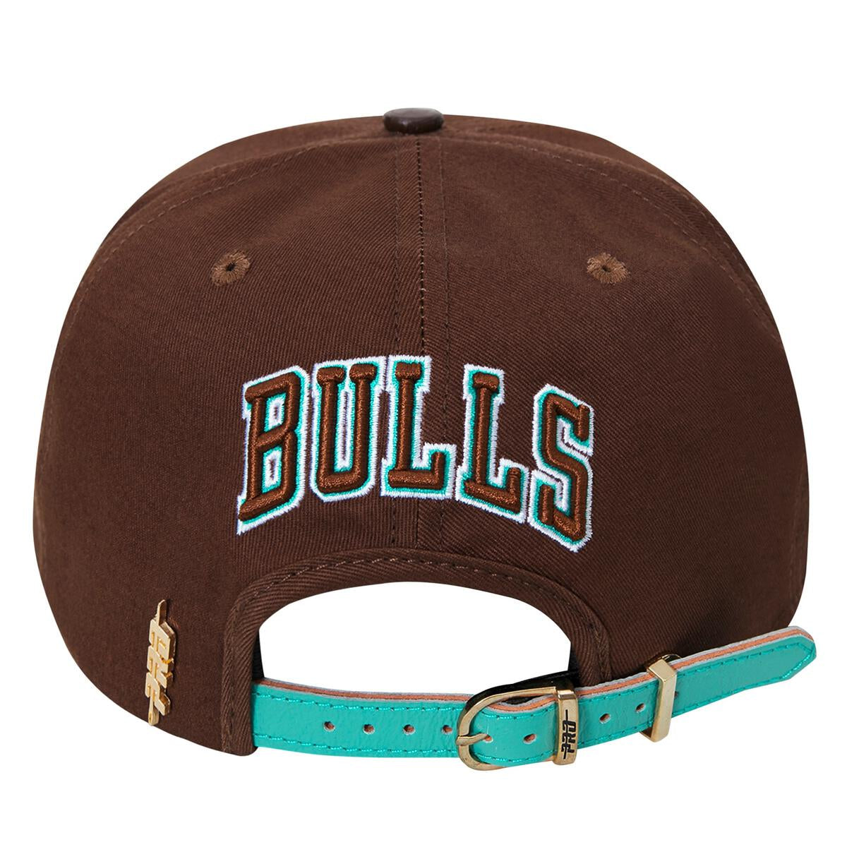 CHICAGO BULLS GATOR VISOR STRAPBACK HAT (BCB752618) BROWN