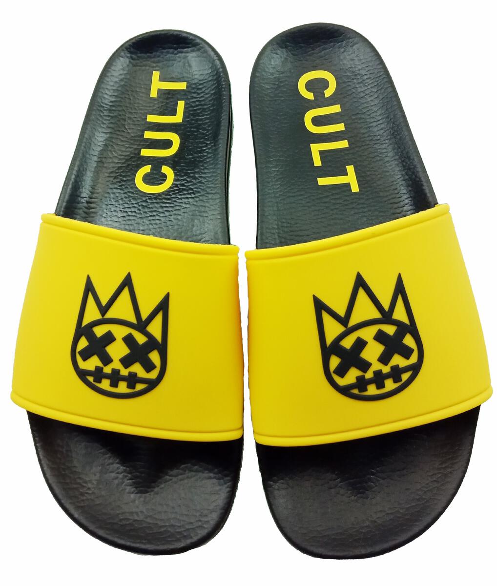 CULT SLIDE (622AC-SLIDE6) BLK/YELLOW