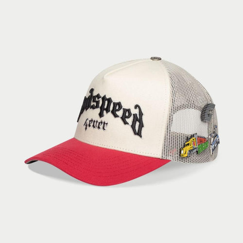 GS FOREVER TRUCKER HAT (White/Red)