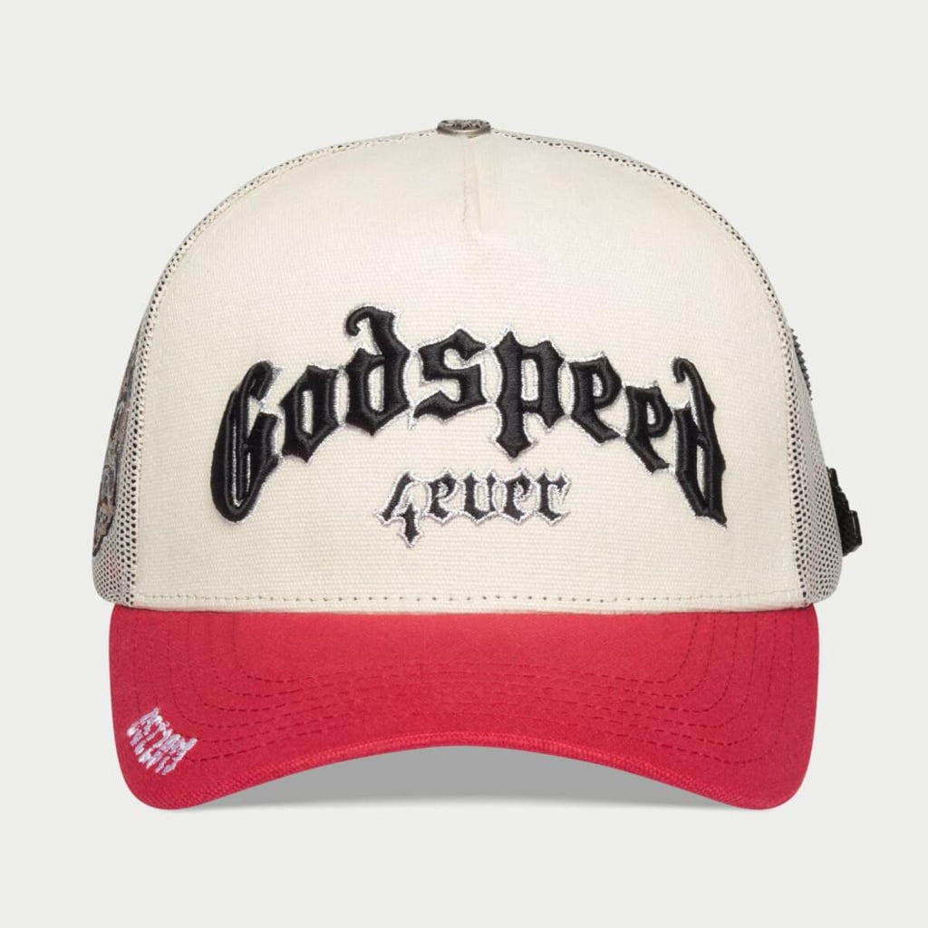 GS FOREVER TRUCKER HAT (White/Red)