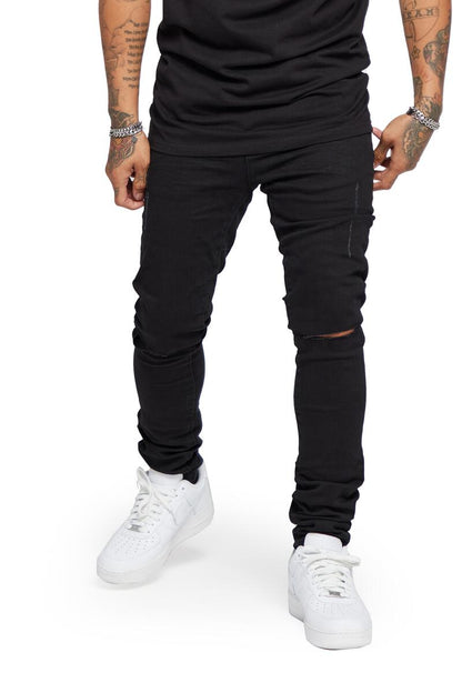 VALABASAS "MR.CLEAN 2.0" BLACK SKINNY JEAN (Vlbs1117-00) BLACK