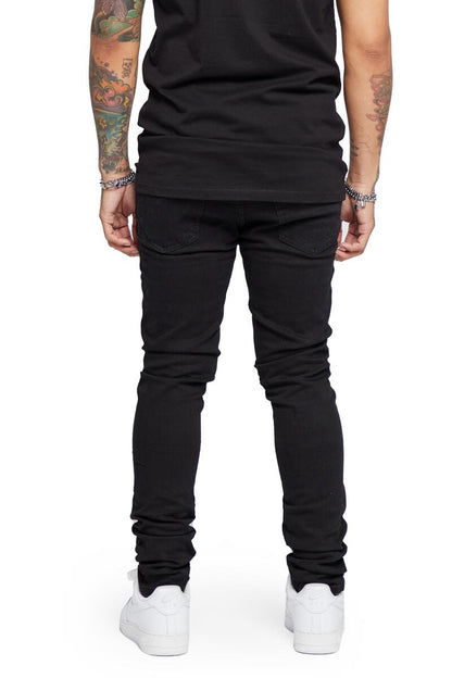 VALABASAS "MR.CLEAN 2.0" BLACK SKINNY JEAN (Vlbs1117-00) BLACK