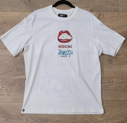 TENACITI  (Rock lips Tee) CREAM