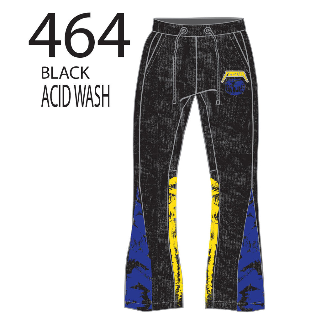 HUDSON YEEZUS FLARE JOGGER 570GSM (464) BLACK ACID