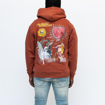 ALMOST SOMEDAY SACRED HOODIE 'BURNT ORANGE'