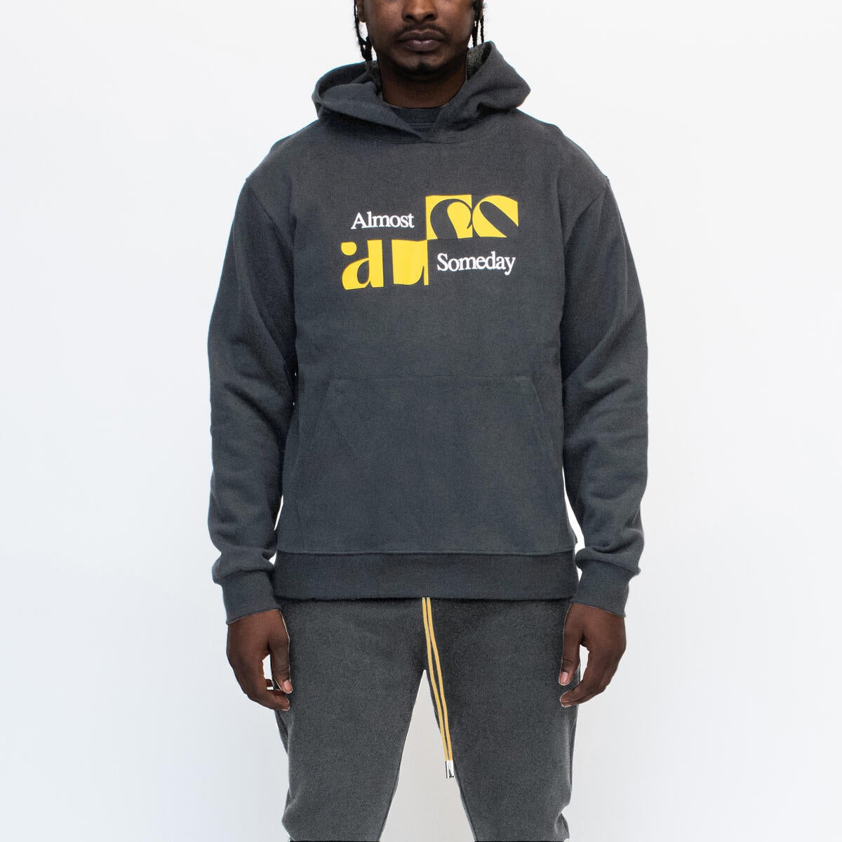 ALMOST SOMEDAY HARMONY HOODIE'CHARCOAL'