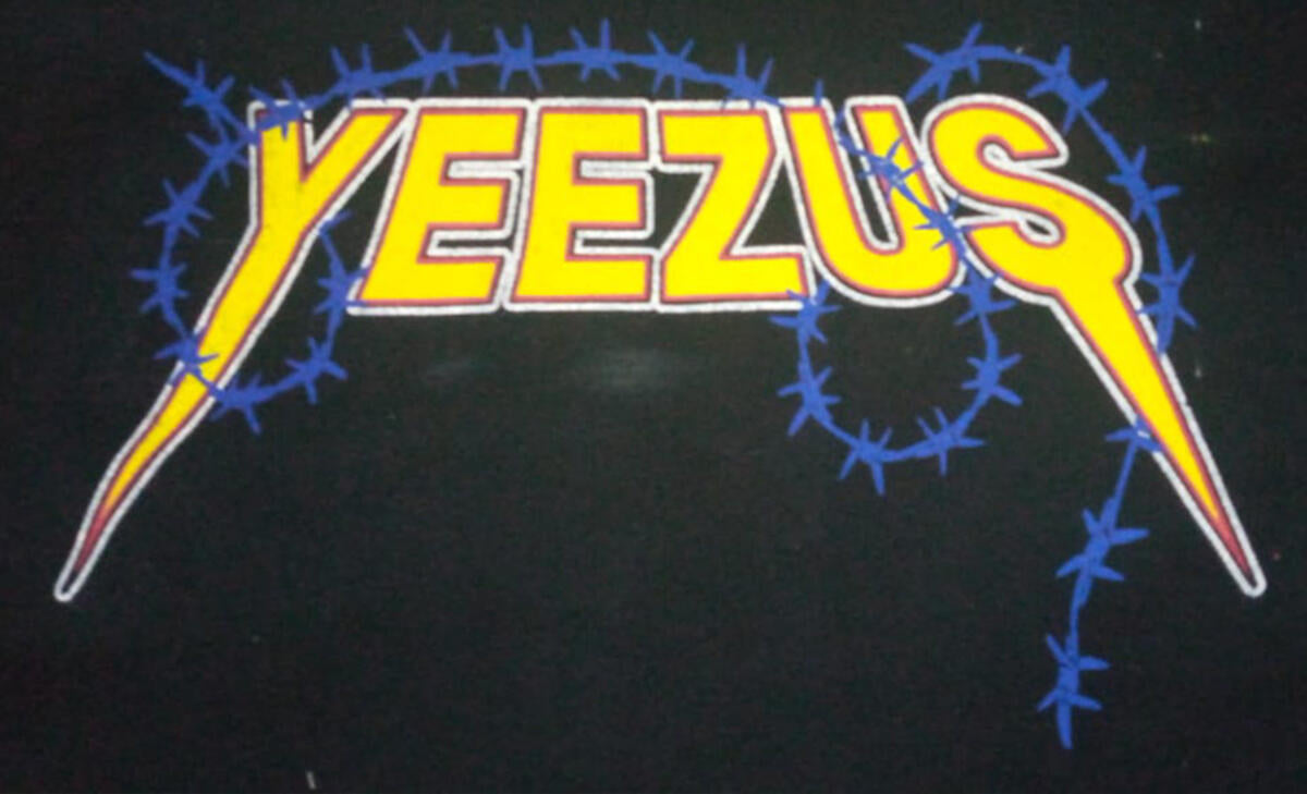 HUDSON YEEZUS SKULL HOODY 570GSM (461) BLACK ACID