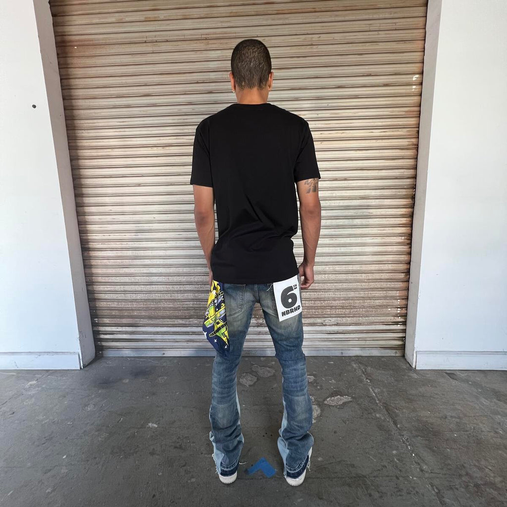 6TH NBRHD "WOLF RIVER" DENIM STACKED-WOLF RIVER - VINTAGE BLUE (6TH-D2323)