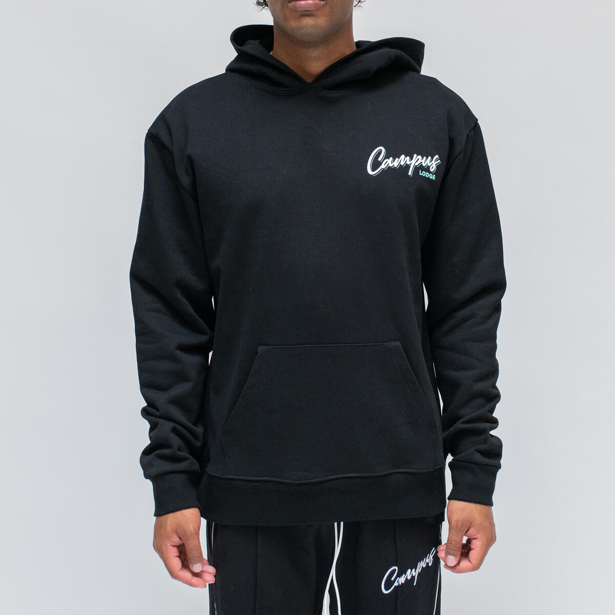 CAMPUS Resort Hoodie (s2-017)-BLACK