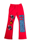 6TH NBRHD "SIMPLY LIVING" STACKED PANTS (6TH-P2103)-INFRARED