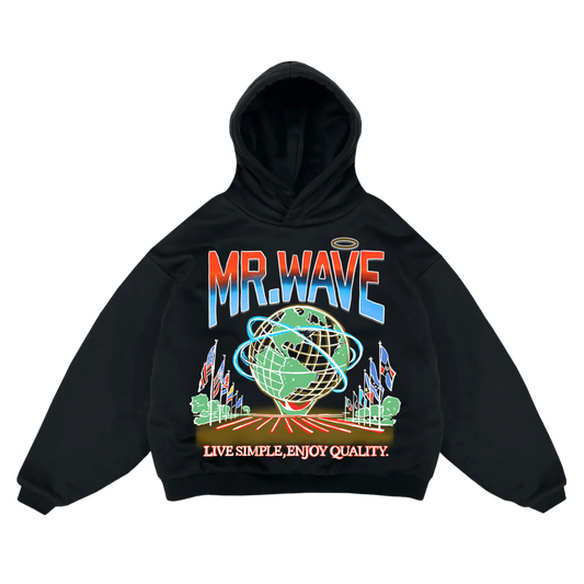 MR WAVE The MEADOWS HOODIE (The MEADOWS HOODIE (BLACK))