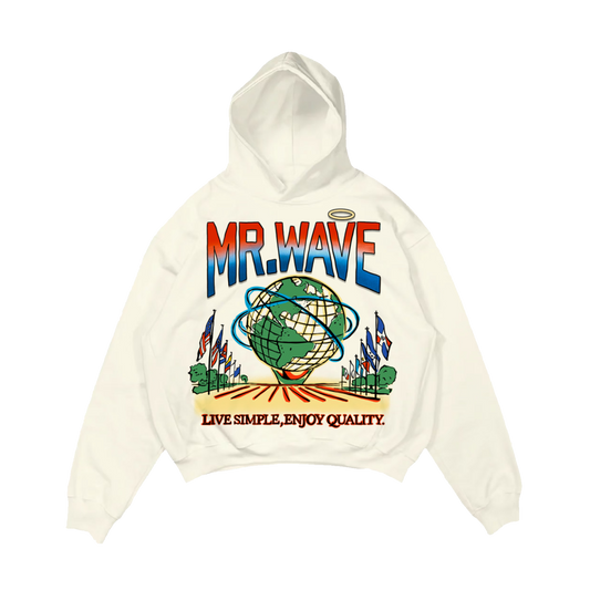 MR WAVE The MEADOWS HOODIE (OFF WHITE)