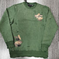 HUDSON GALLERY DVSN CREWNECK 385GSM (465) 'OLIVE ACID'
