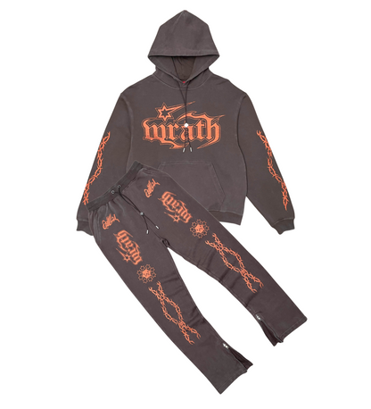 Wrathboy HOODIE - Gods Will - BROWN - WB03-035/036