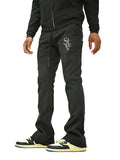 SI TU VEUX LOGO FLARE JOGGER (TV0093) BLACK