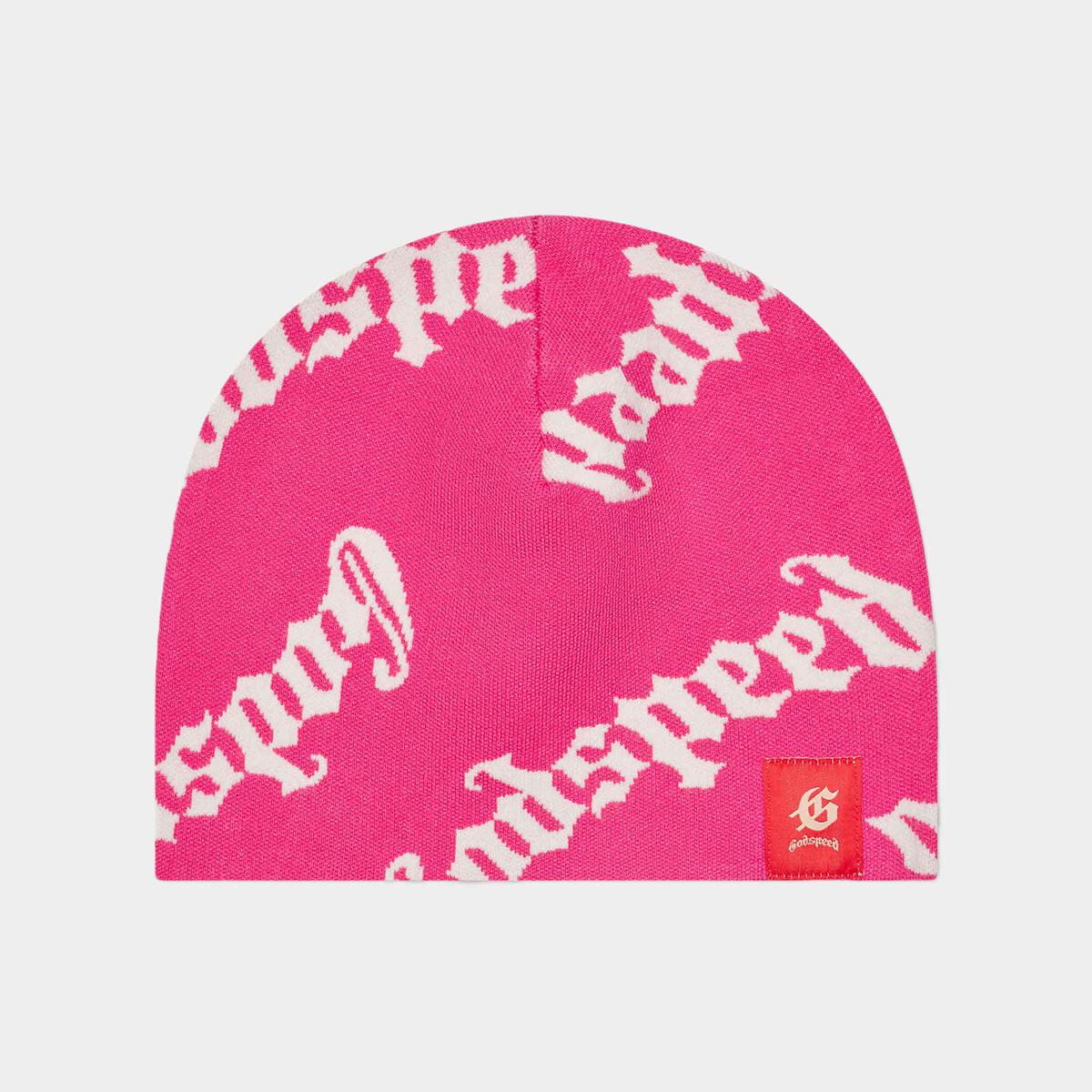 GODSPEED OG Logo Beanie Hat (PINK)