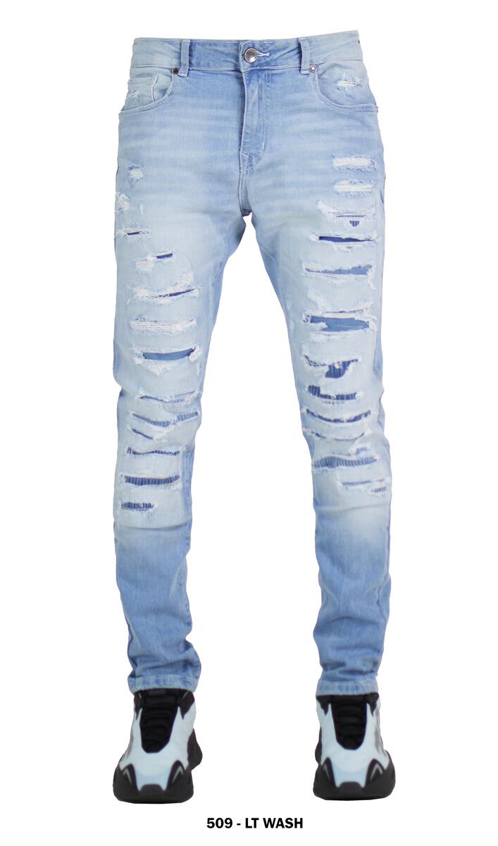 FOCUS FASHION DENIM 509 - LT WASH