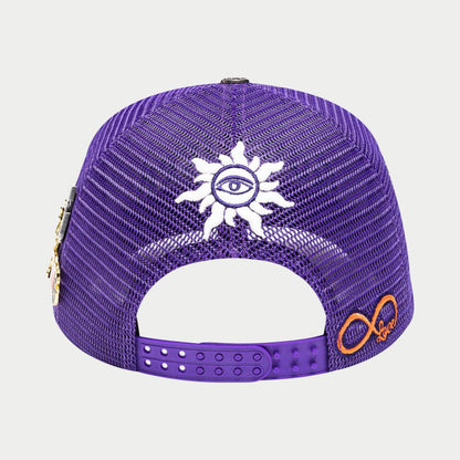 GS FOREVER TRUCKER HAT (PURPLE/GREEN)GRAPE