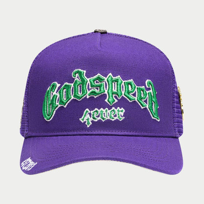 GS FOREVER TRUCKER HAT (PURPLE/GREEN)GRAPE