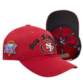 SAN FRANCISCO 49ERS OLD ENGLISH DAD HAT (FS47410350) RED
