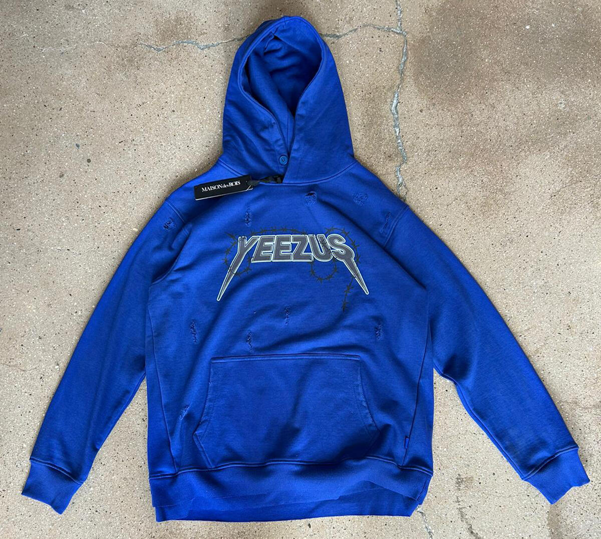 HUDSON YEEZUS SKULL HOODY 570GSM (461) BLUE